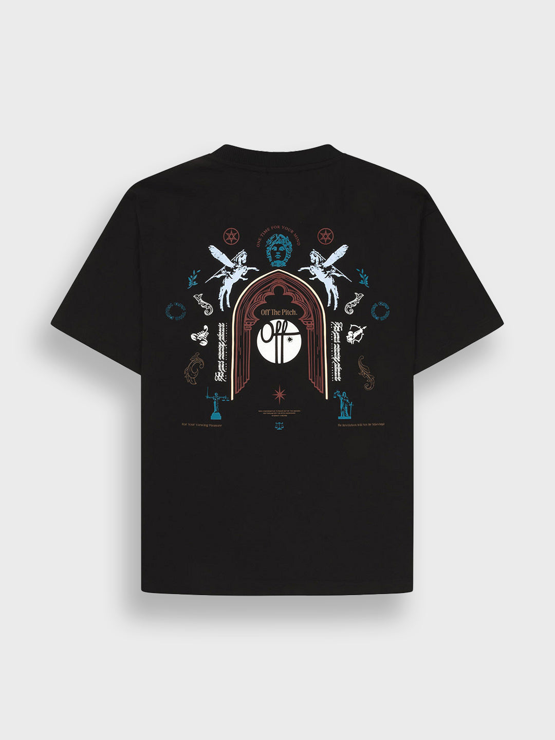 Off The Pitch Sacred T-Shirt | Black