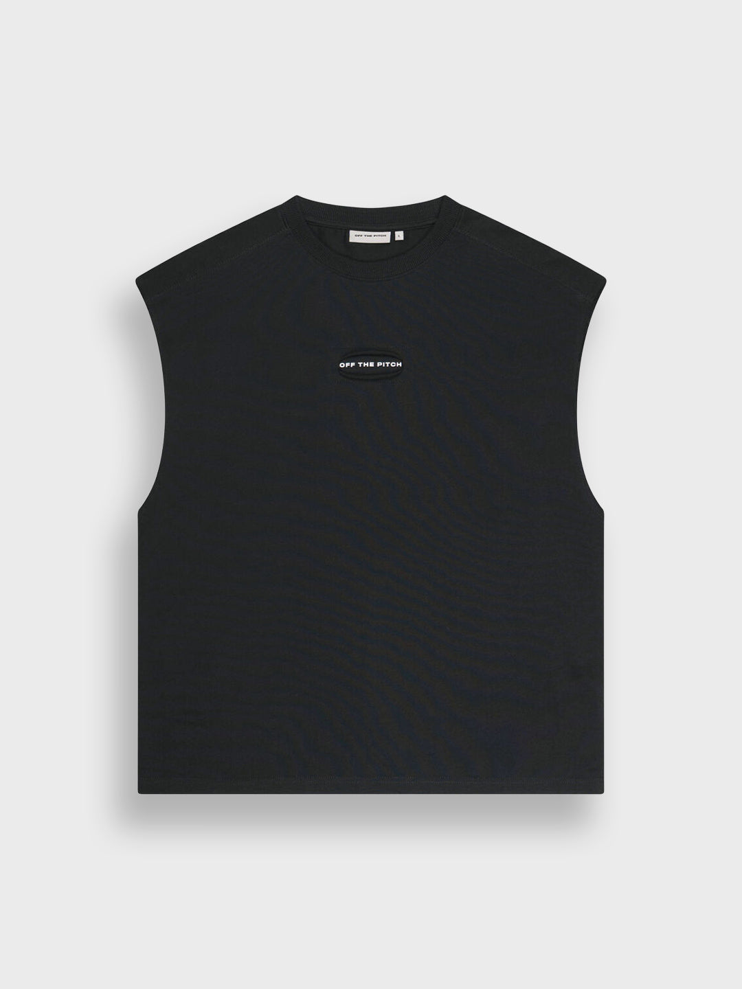 Off The Pitch Sage Sleeveless T-Shirt | Black