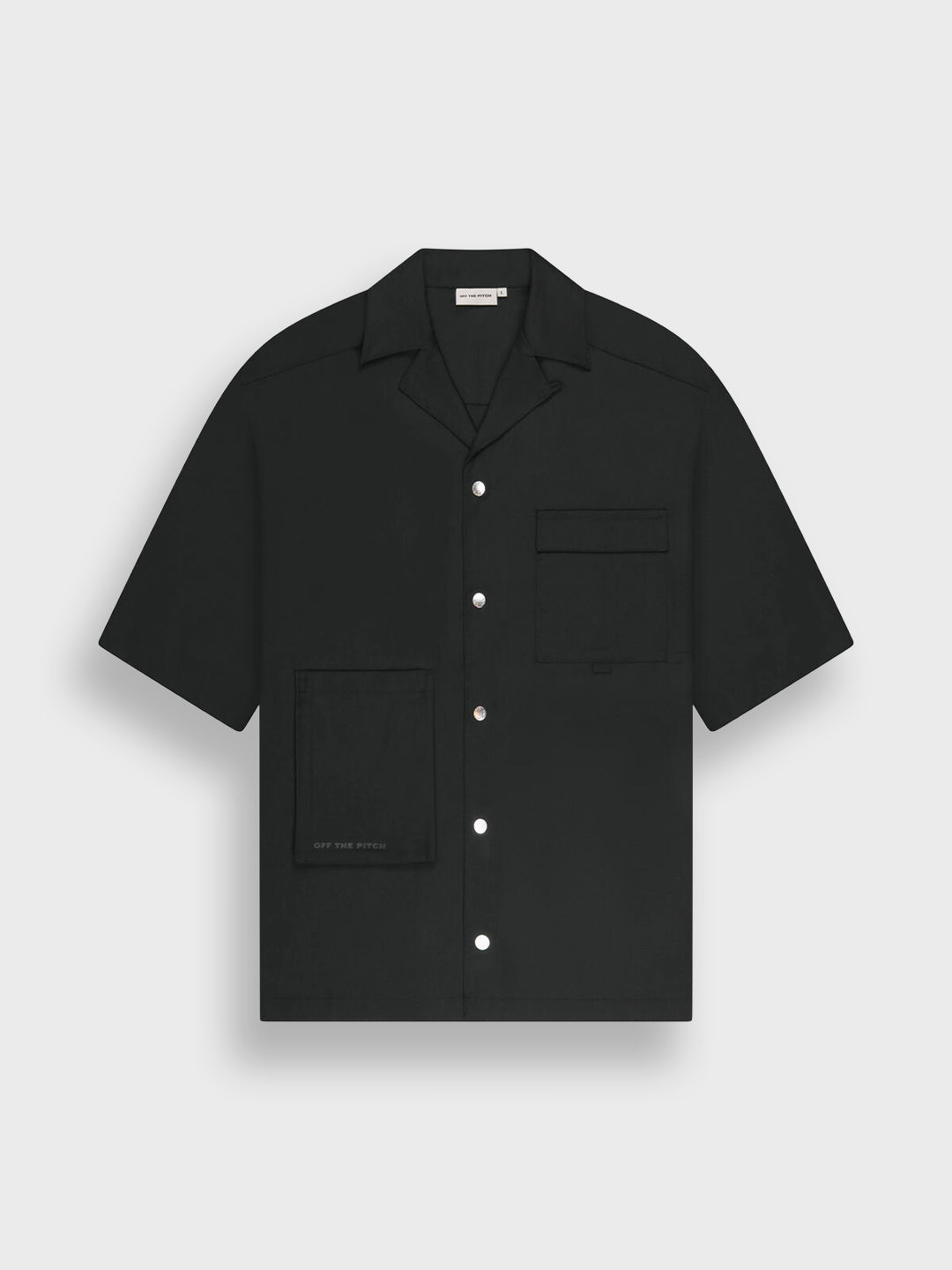 Off The Pitch Utility Smart Shirt | Black
