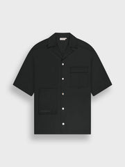 Off The Pitch Utility Smart Shirt | Black
