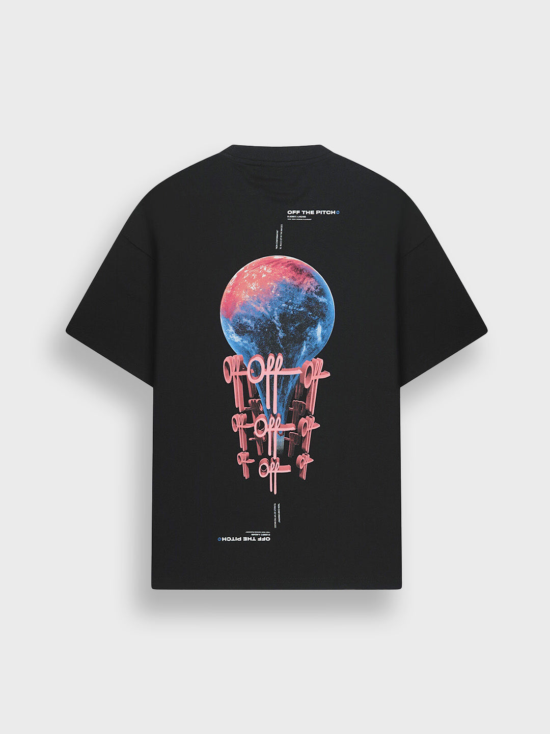 Off The Pitch World T-Shirt | Black