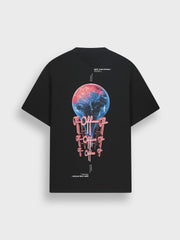 Off The Pitch World T-Shirt | Black