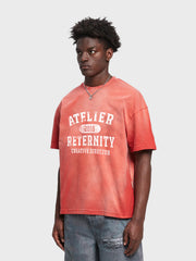 Reternity Atelier Emblem T-Shirt | Bleached Red