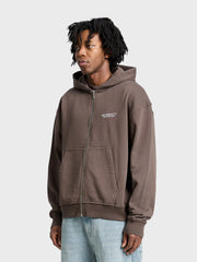 Reternity Creative Dept Zip Hoodie | Brown