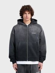 Reternity Creative Dept Zip Hoodie | Faded Black