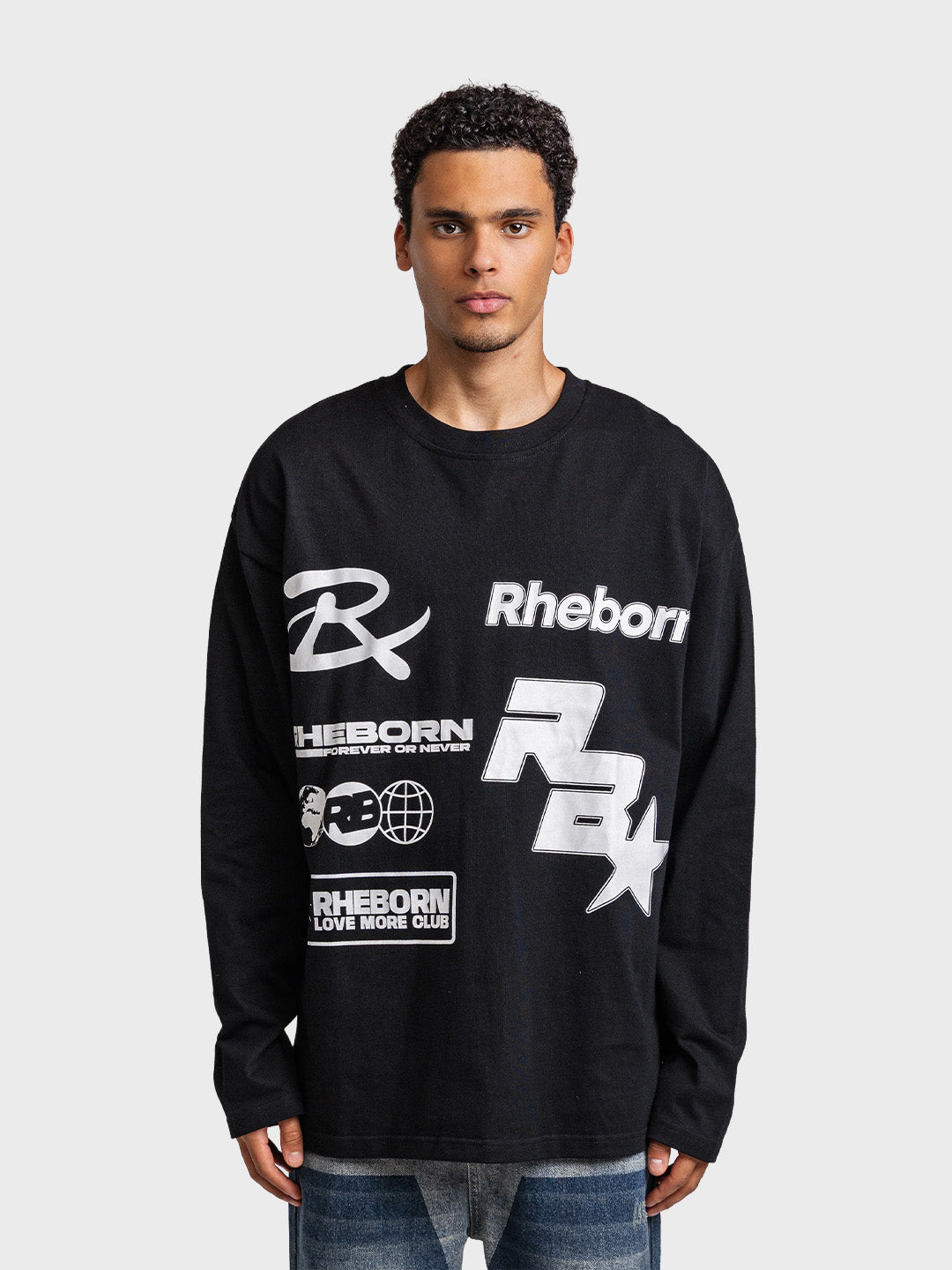 Rheborn Multi Logo Longsleeve | Black
