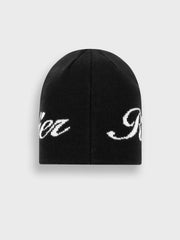 Rivero Atelier Jacquard Beanie | Black