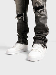 Rivero Button Jeans | Grey