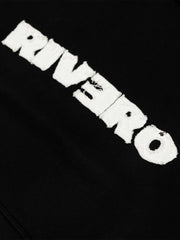 Rivero Frayed Echo Hoodie | Black