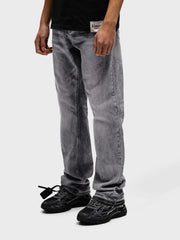 Rivero Granite Embossed Jeans | Grey