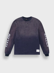 Rivero INTL. Waffle Longsleeve T-Shirt | Navy