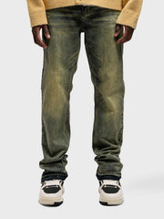 Rivero Plain Embossed Jeans | Veridian