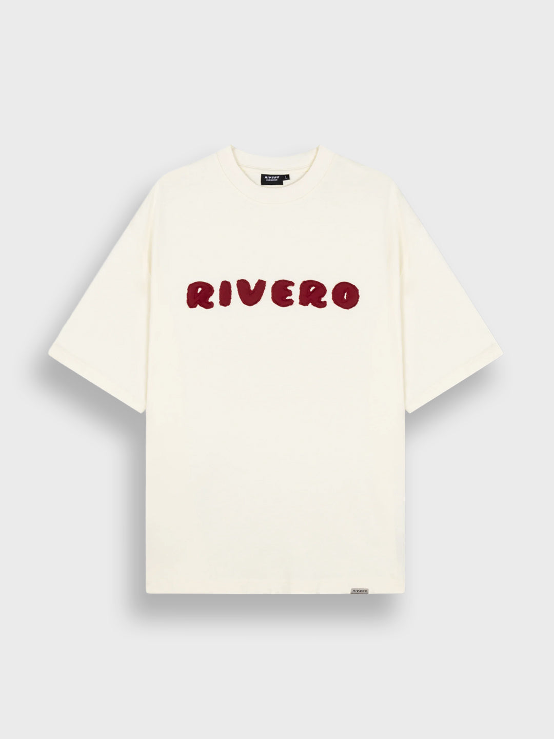 Rivero Puffed Logo T-Shirt | Off-White