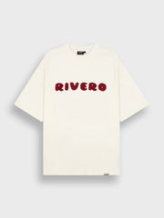 Rivero Puffed Logo T-Shirt | Off-White