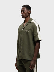 Rivero Retro Linen Shirt | Green