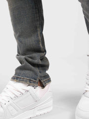 Rivero Ripped Archive Jeans | Dark Blue