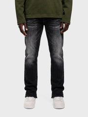 Rivero Shadow Slightly Split Jeans | Black