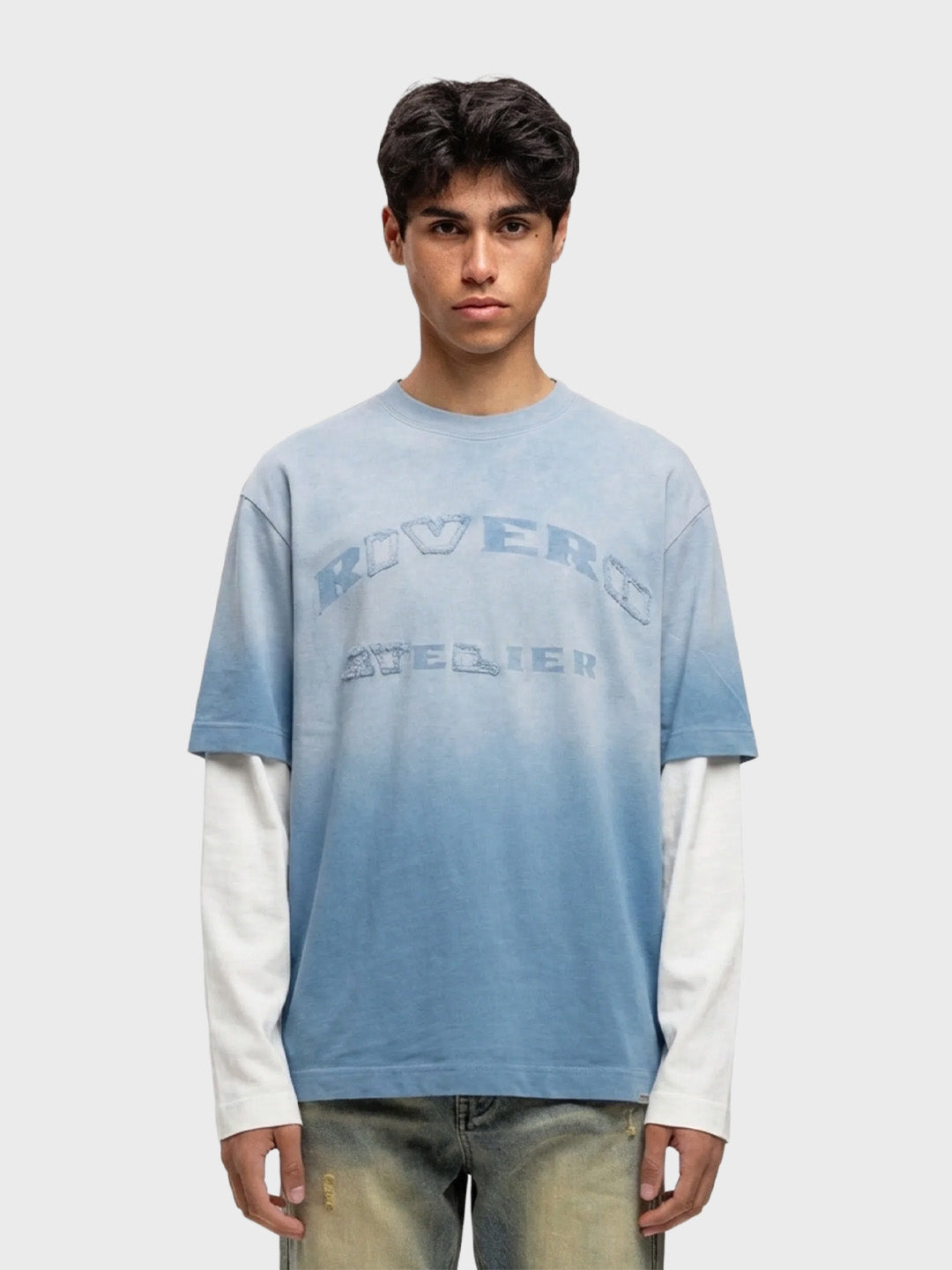 Rivero Statement Double Layered Longsleeve | Sky Blue