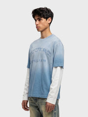 Rivero Statement Double Layered Longsleeve | Sky Blue