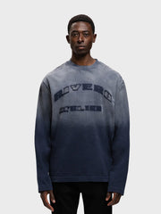 Rivero Statement Longsleeve T-Shirt | Washed Blue