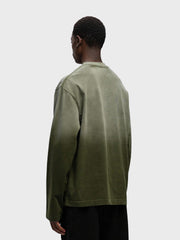 Rivero Statement Longsleeve T-Shirt | Washed Green