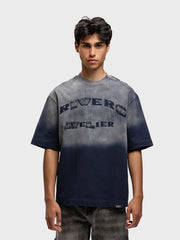 Rivero Statement T-Shirt | Washed Blue