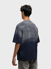 Rivero Statement T-Shirt | Washed Blue