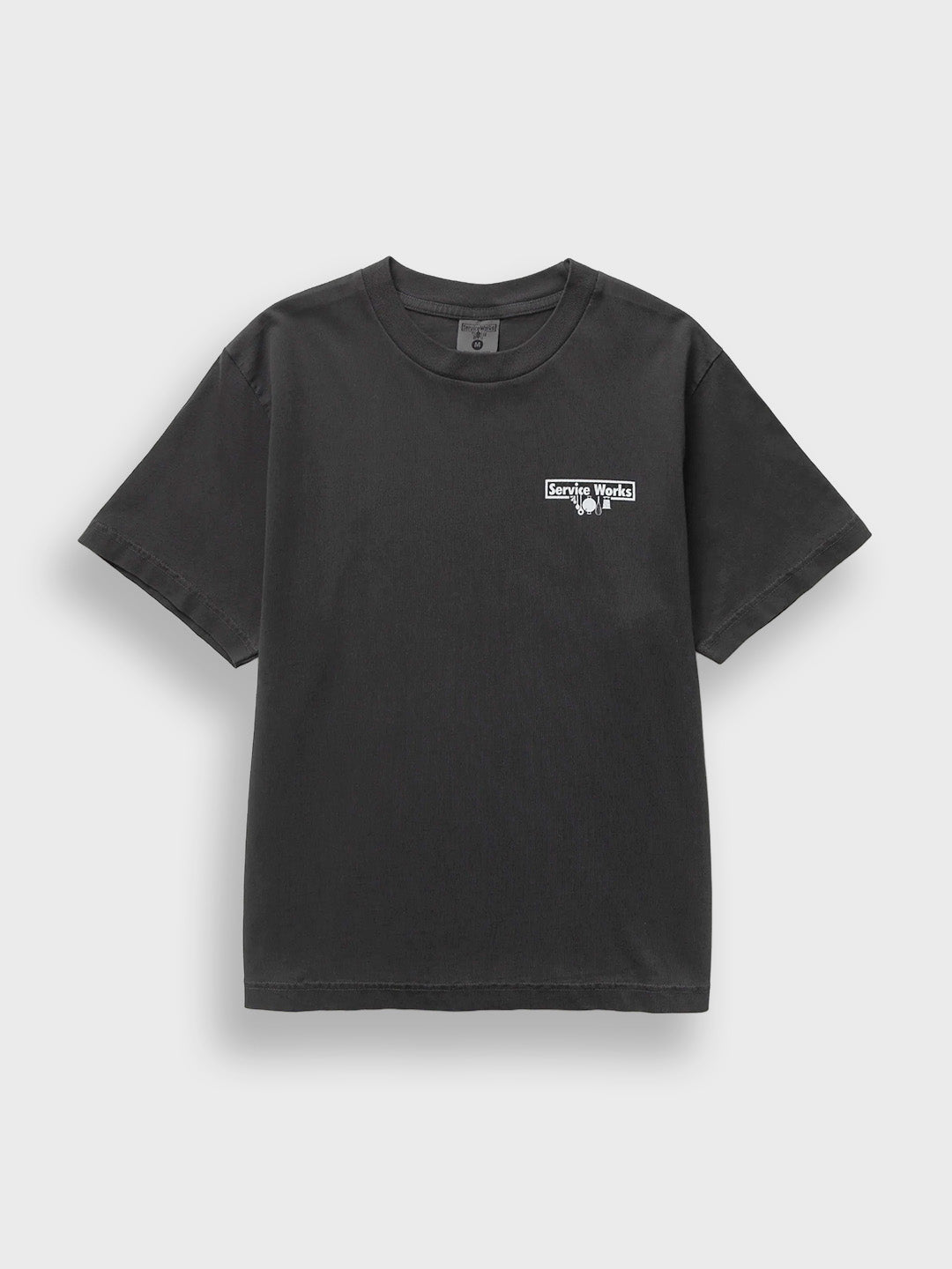 Service Works Pigment Dyed Trademark T-Shirt | Black