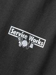 Service Works Pigment Dyed Trademark T-Shirt | Black