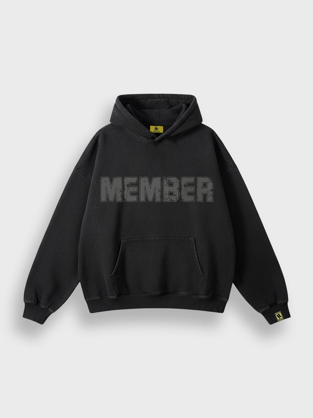 The Missing Piece Classic Hoodie | Washed Black