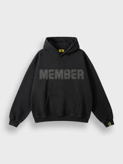 The Missing Piece Classic Hoodie | Washed Black