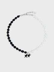 TwoJeys B&W Icon Necklace | Black/White