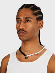 TwoJeys B&W Icon Necklace | Black/White