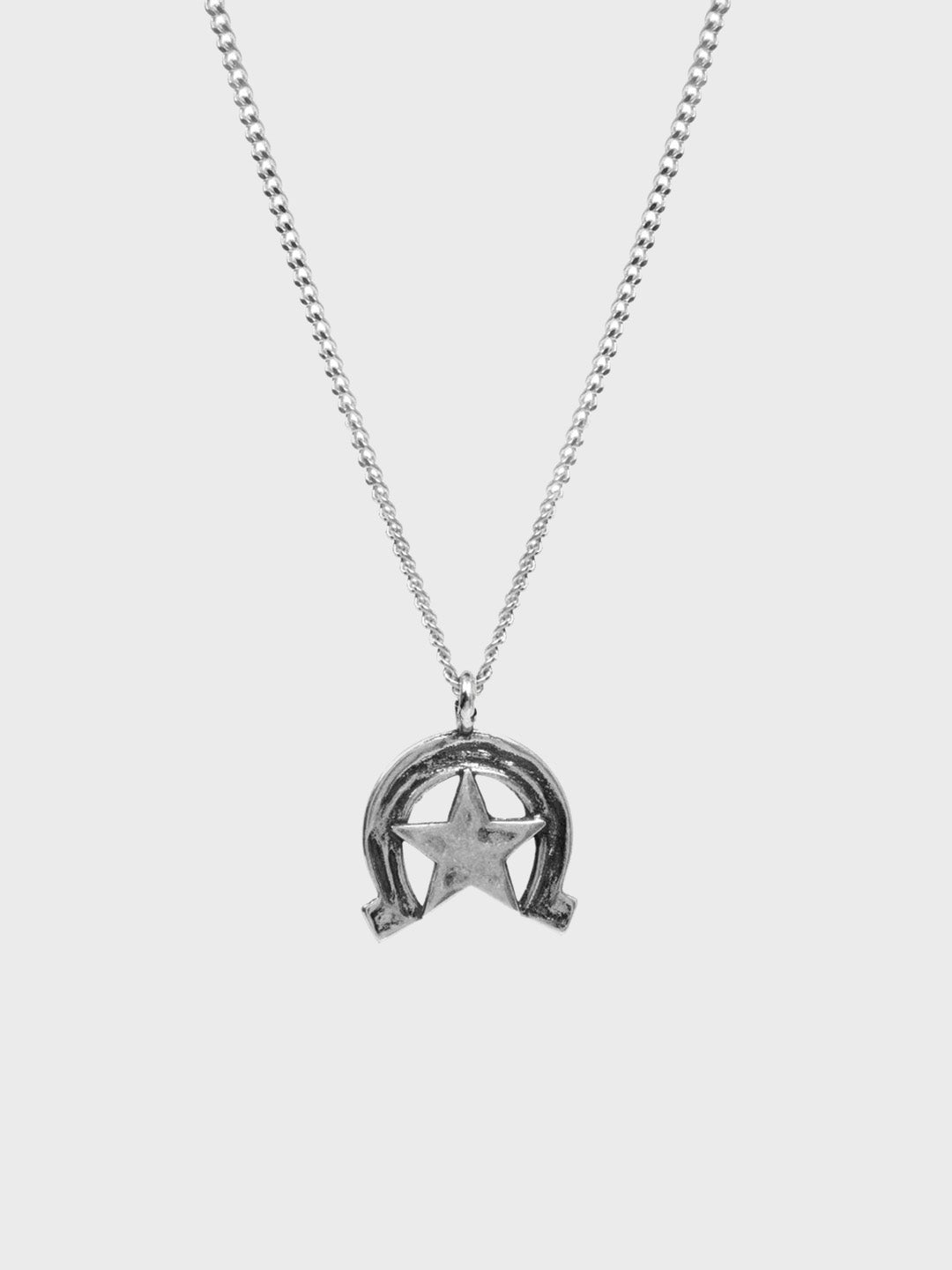 TwoJeys Horseshoe Necklace | Silver