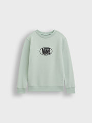 Vans Classic Oval Kids Crewneck Sweater | Light Green