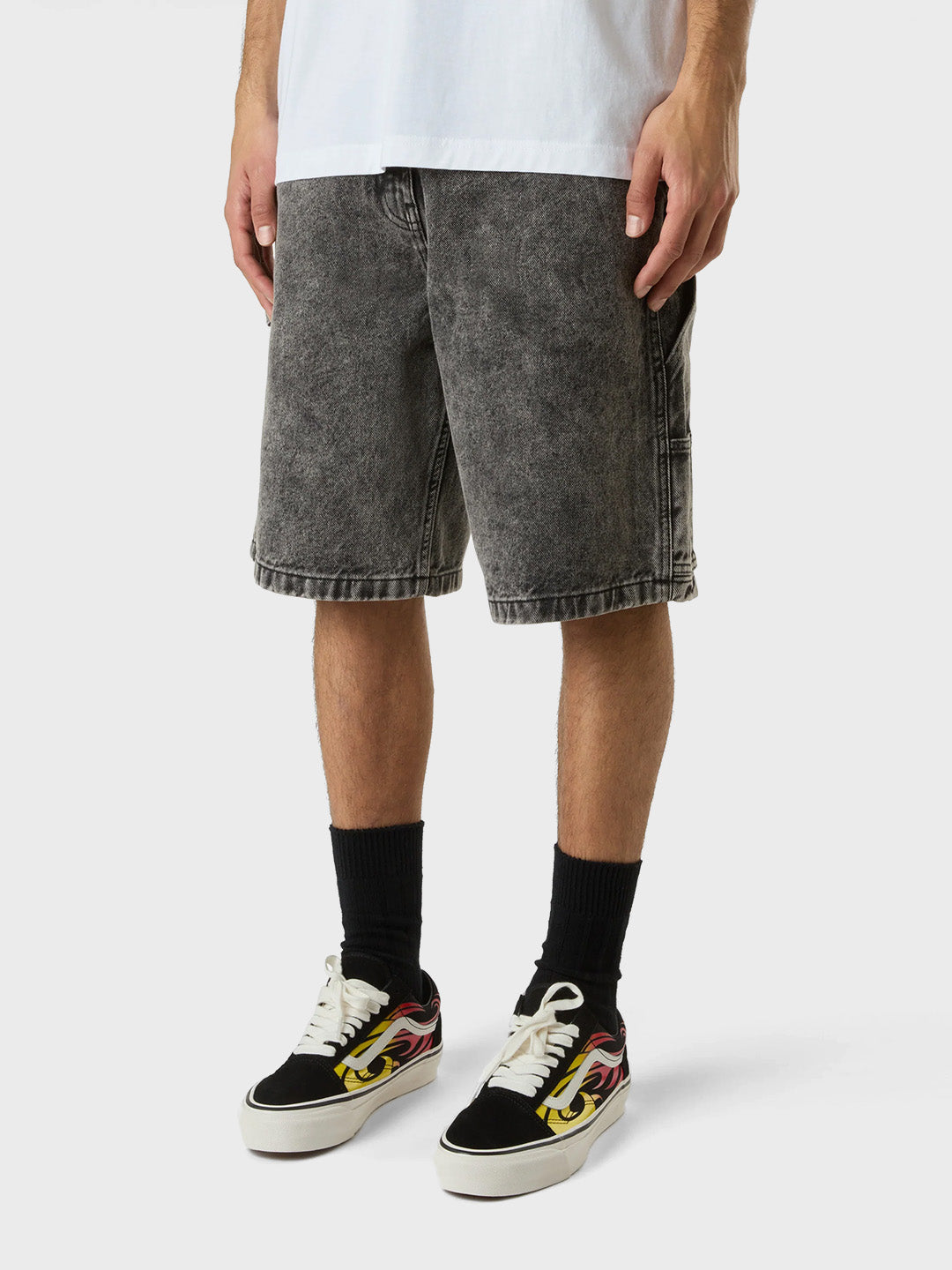 Vans Drill Chore Denim Shorts | Washed Black