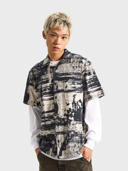 Vans Fallon Woven Shirt | Taupe Mist/Black