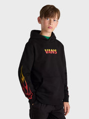 Vans Flame Hoodie Kids | Black