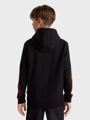 Vans Flame Hoodie Kids | Black