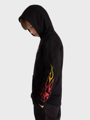 Vans Flame Hoodie Kids | Black