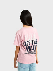 Vans Metal Wall Kids T-Shirt | Pink Dawn