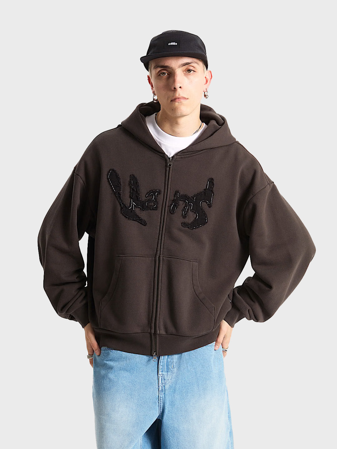 Vans Raw Instinct Zip Hoodie | Faded Black