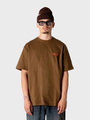 Woodbird WBBaine Flower T-Shirt | Dark Brown