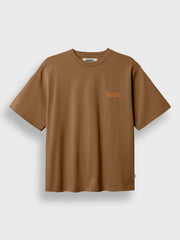 Woodbird WBBaine Flower T-Shirt | Dark Brown