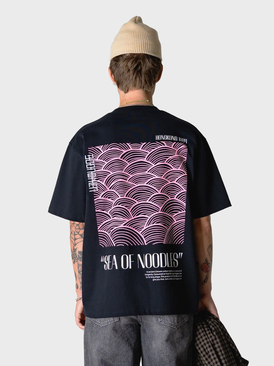Woodbird WBBaine Sea T-Shirt | Black