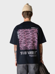 Woodbird WBBaine Sea T-Shirt | Black