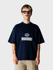 Woodbird WBBeam Nine T-Shirt | Dark Navy