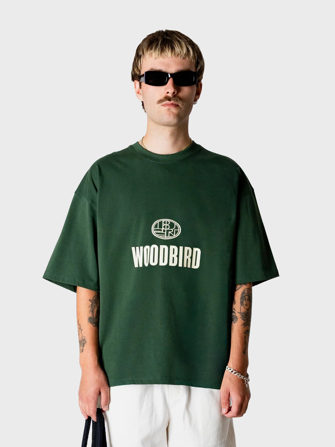 Woodbird WBBeam Nine T-Shirt | Pine Green