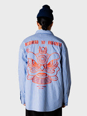Woodbird WBBrooks Lion Shirt | Light Blue