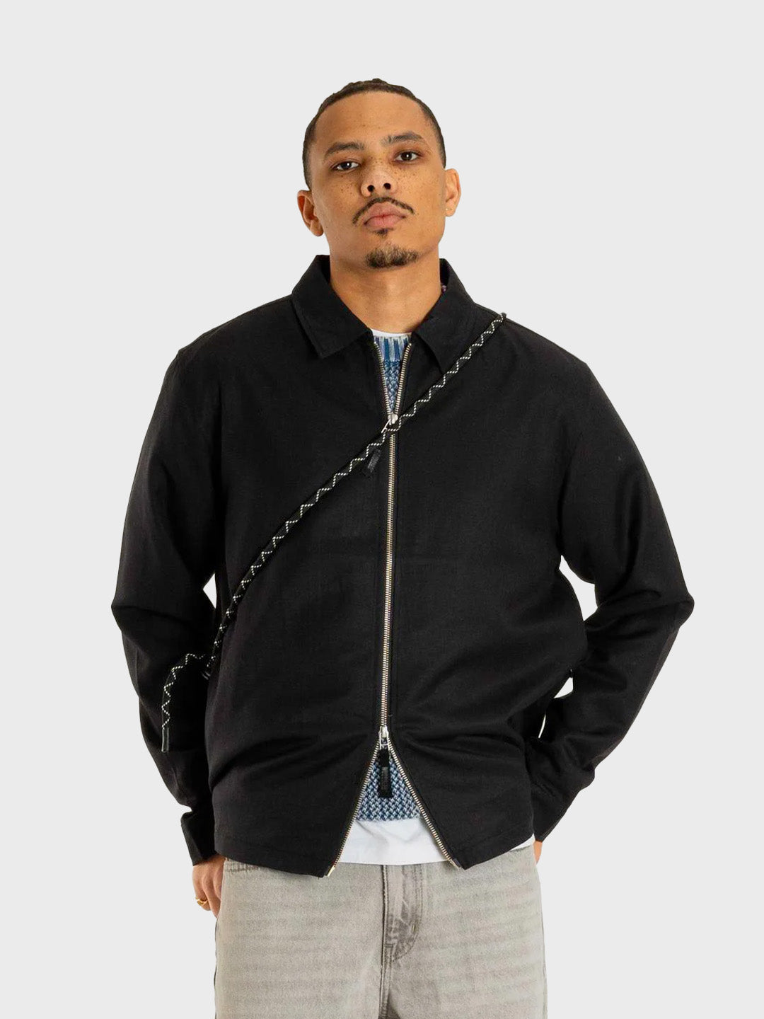 Woodbird WBBrove Nickel Overshirt | Black